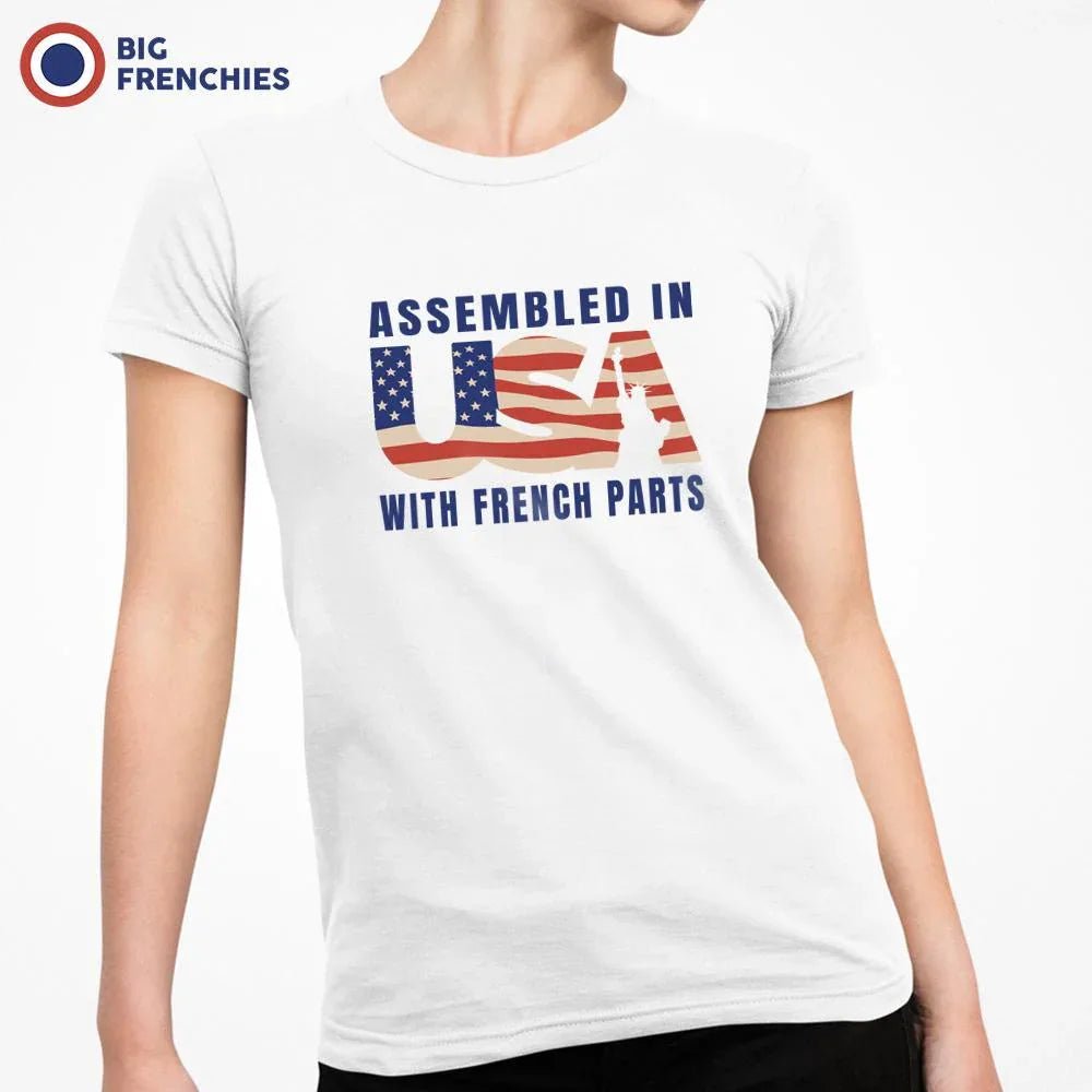 Assembled in USA With French Parts Women's Organic Cotton Tee - Create Marketplace