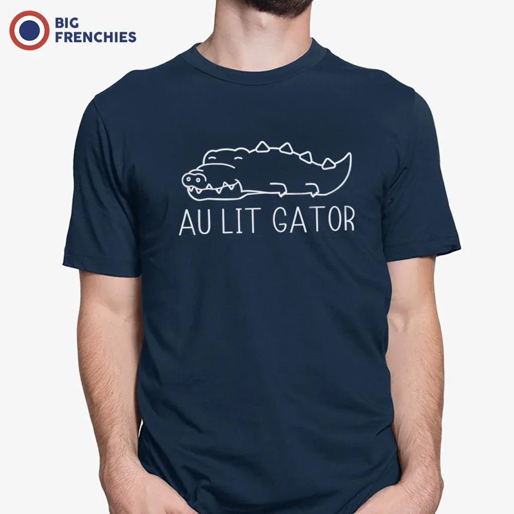 Au Lit Gator Men's Organic Cotton Tee - Create Marketplace