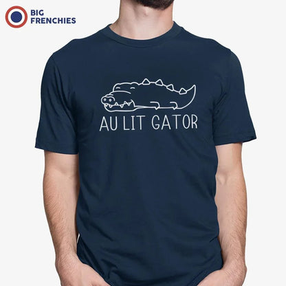 Au Lit Gator Men's Organic Cotton Tee - Create Marketplace