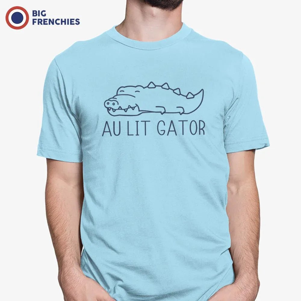 Au Lit Gator Men's Organic Cotton Tee - Create Marketplace