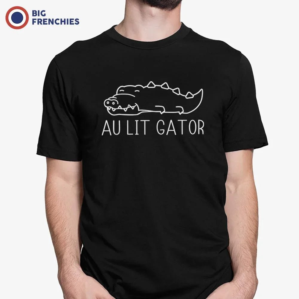 Au Lit Gator Men's Organic Cotton Tee - Create Marketplace