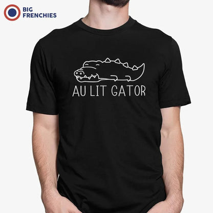 Au Lit Gator Men's Organic Cotton Tee - Create Marketplace