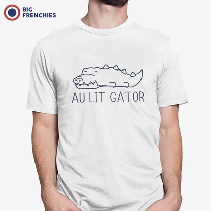Au Lit Gator Men's Organic Cotton Tee - Create Marketplace