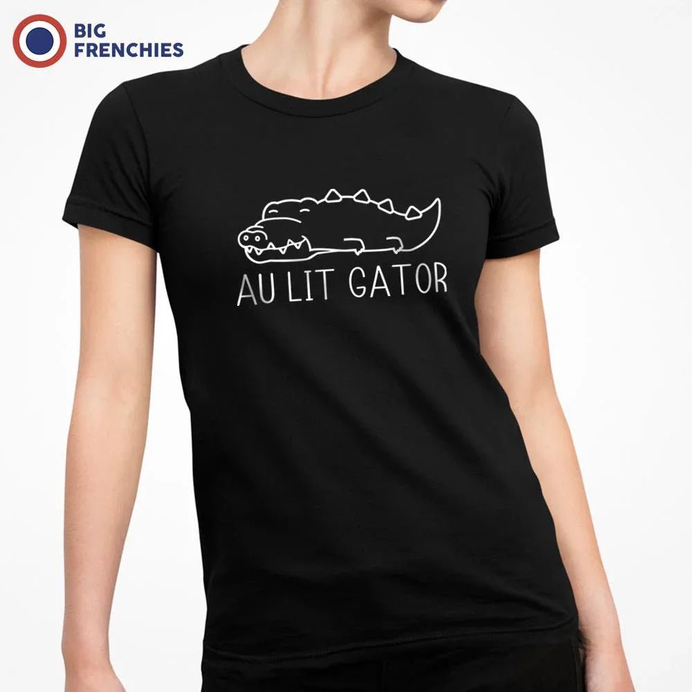 Au Lit Gator Women's Organic Cotton Tee - Create Marketplace