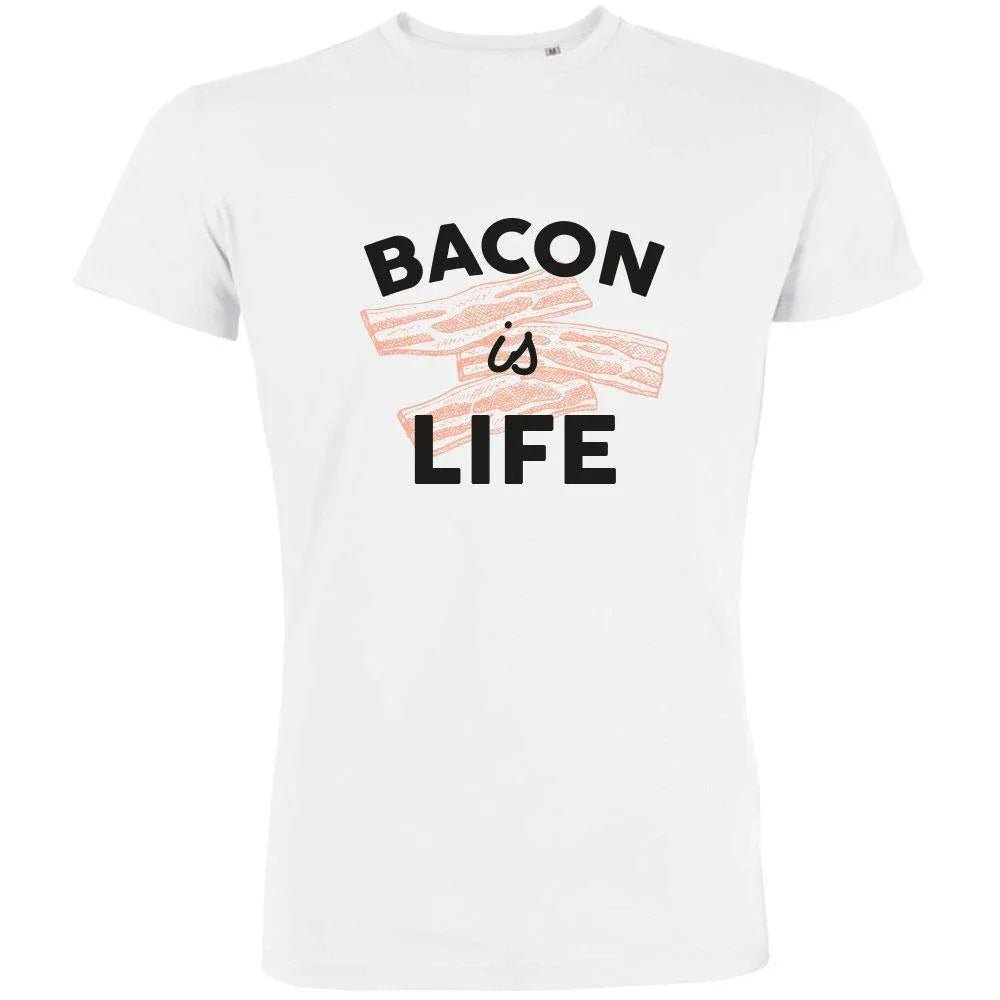 Bacon Is Life Men's Organic Tee - Create Marketplace