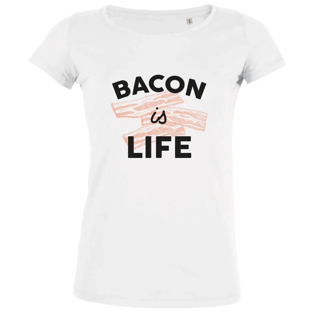Bacon Is Life Women's Organic Tee - Create Marketplace