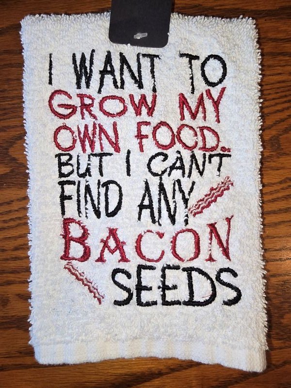 Bacon Seeds Towel - Create Marketplace