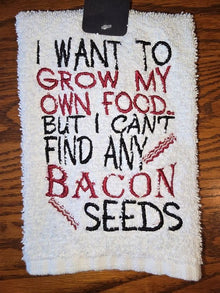 Bacon Seeds Towel - Create Marketplace