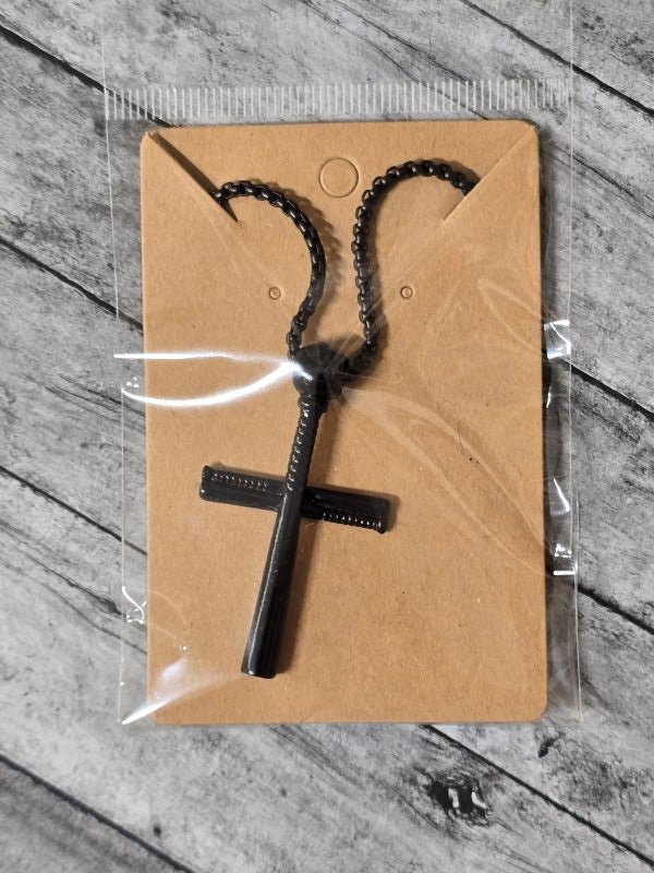 Baseball Bat Cross Necklace - Create Marketplace