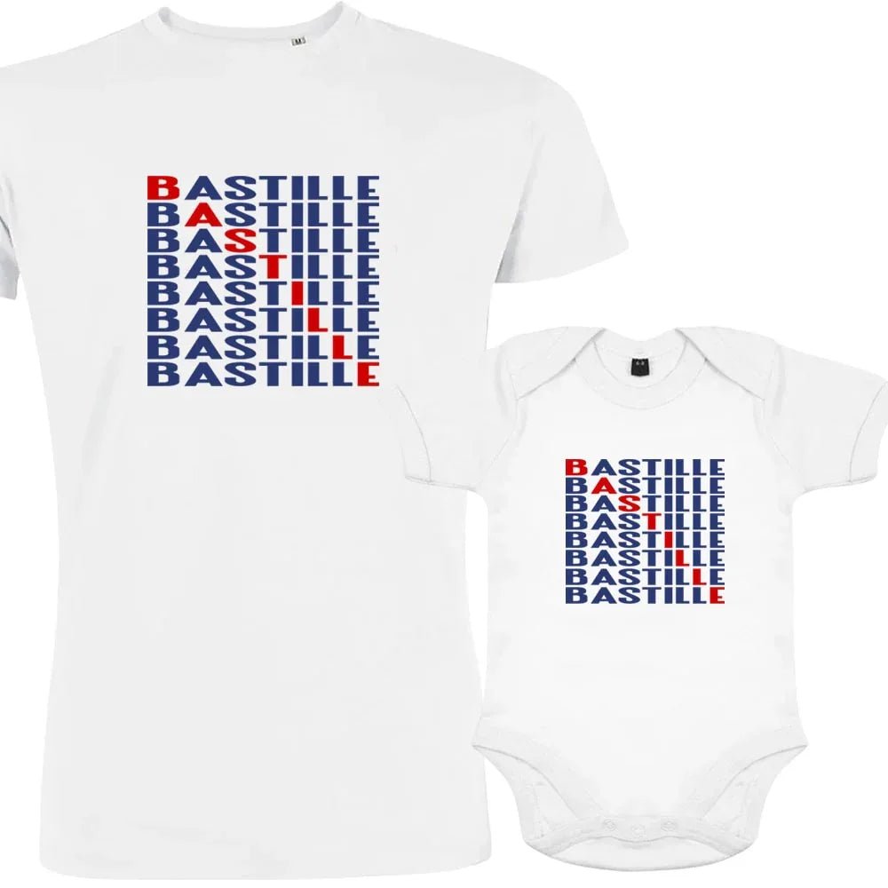 Bastille Dad and Child Organic Cotton family Set (Set of 2) - Create Marketplace