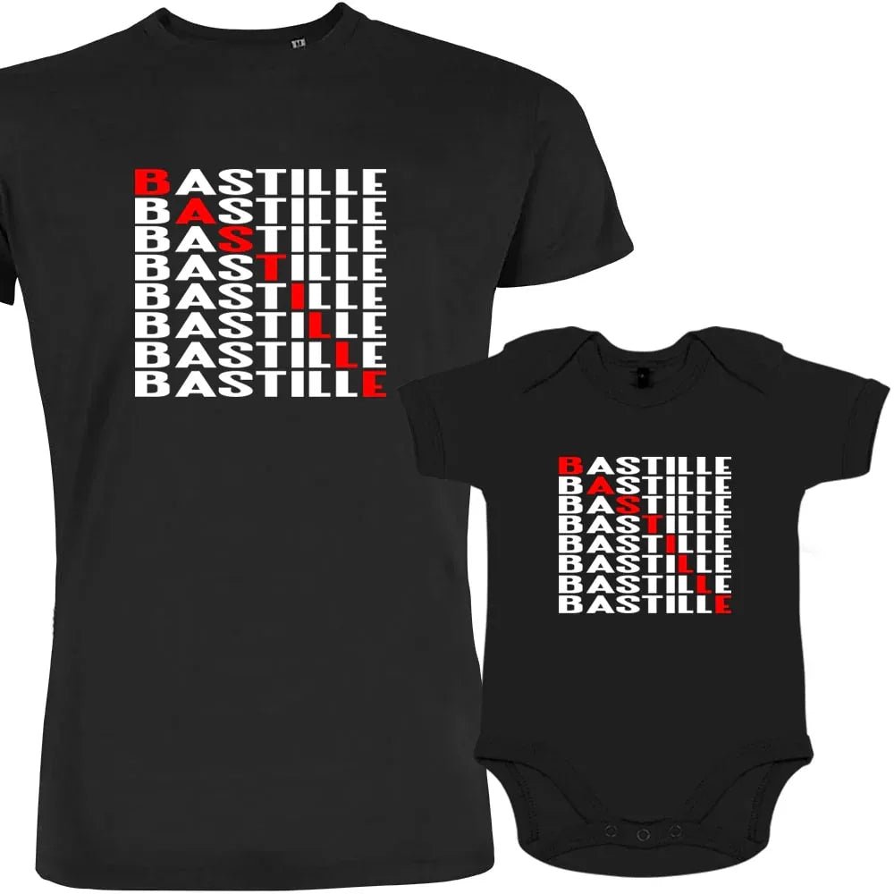 Bastille Dad and Child Organic Cotton family Set (Set of 2) - Create Marketplace