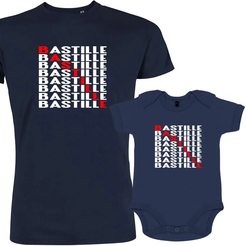 Bastille Dad and Child Organic Cotton family Set (Set of 2) - Create Marketplace