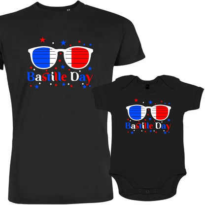 Bastille Day Dad and Child Organic Cotton family Set (Set of 2) - Create Marketplace