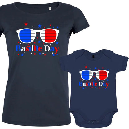 Bastille Day Mom and Baby Organic Cotton family Set (Set of 2) - Create Marketplace