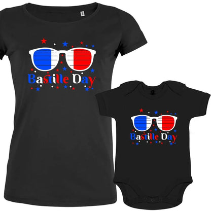 Bastille Day Mom and Baby Organic Cotton family Set (Set of 2) - Create Marketplace