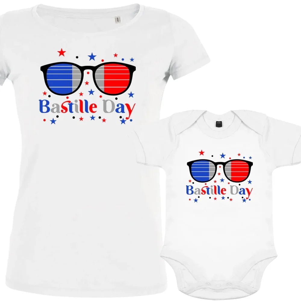 Bastille Day Mom and Baby Organic Cotton family Set (Set of 2) - Create Marketplace