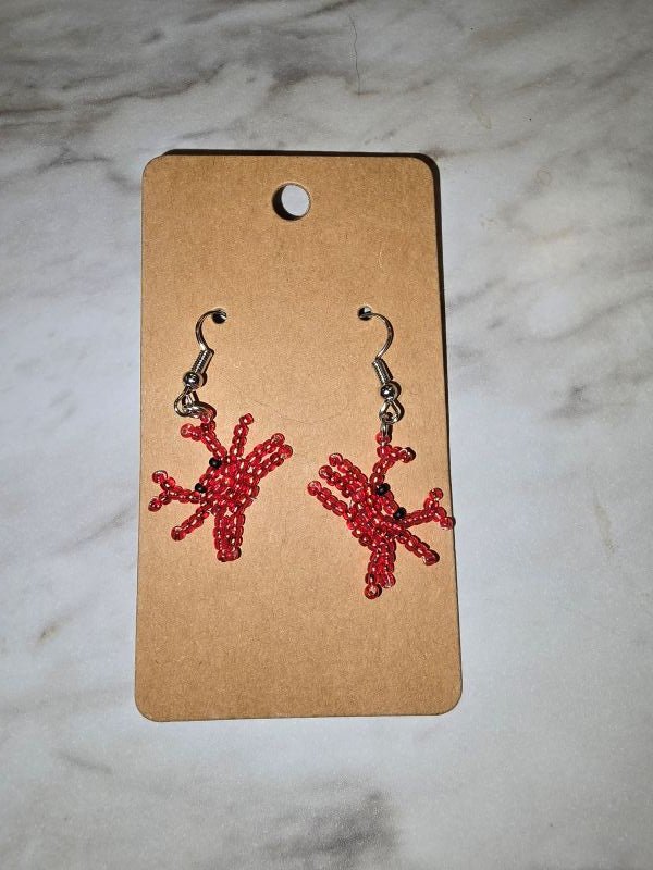 Beaded Crab Earrings - Create Marketplace