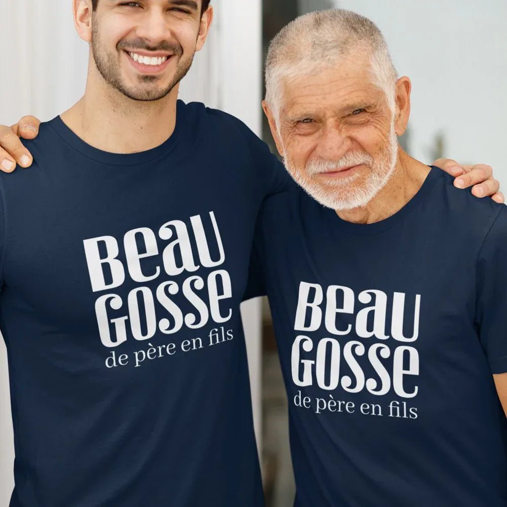 Beau Gosse De Père en Fils Men's Organic Cotton Tee - Create Marketplace