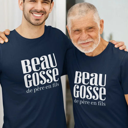Beau Gosse De Père en Fils Men's Organic Cotton Tee - Create Marketplace
