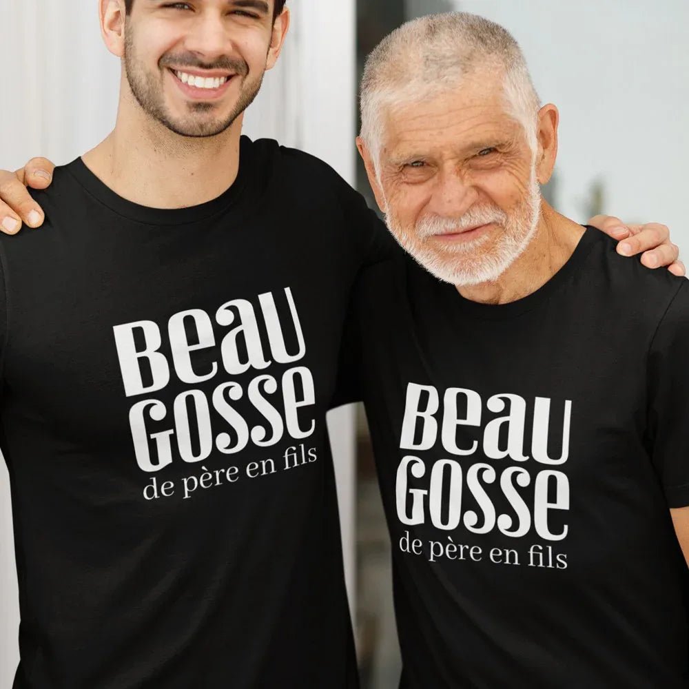 Beau Gosse De Père en Fils Men's Organic Cotton Tee - Create Marketplace
