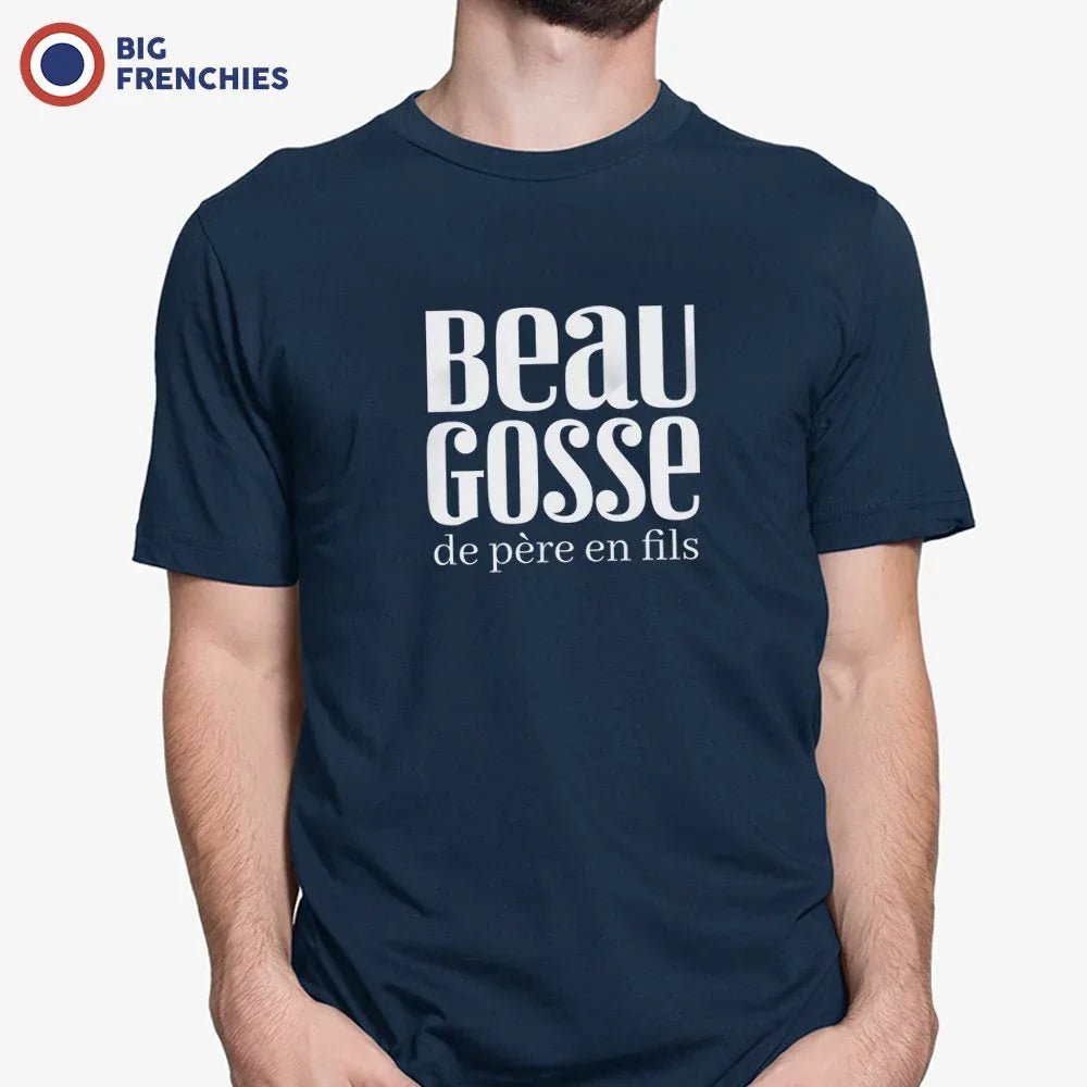 Beau Gosse De Père en Fils Men's Organic Cotton Tee - Create Marketplace
