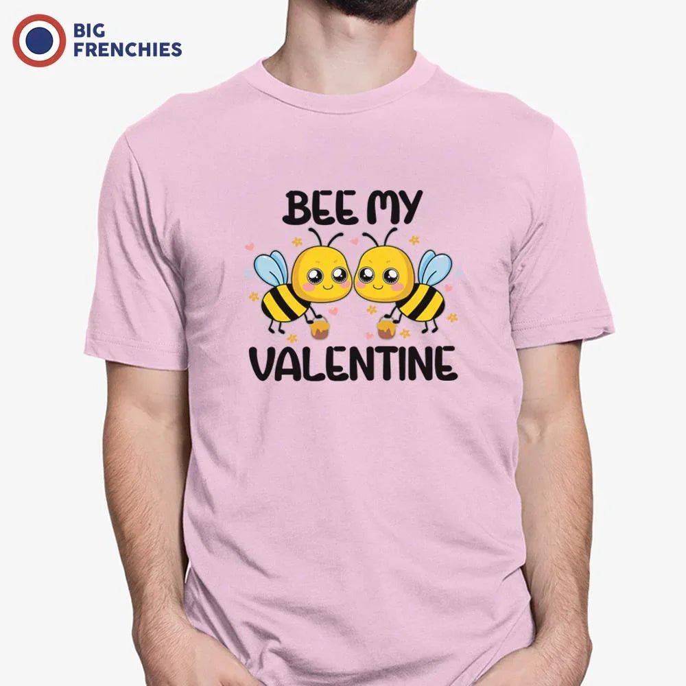 Bee My Valentine Men's Organic Cotton Tee - Create Marketplace