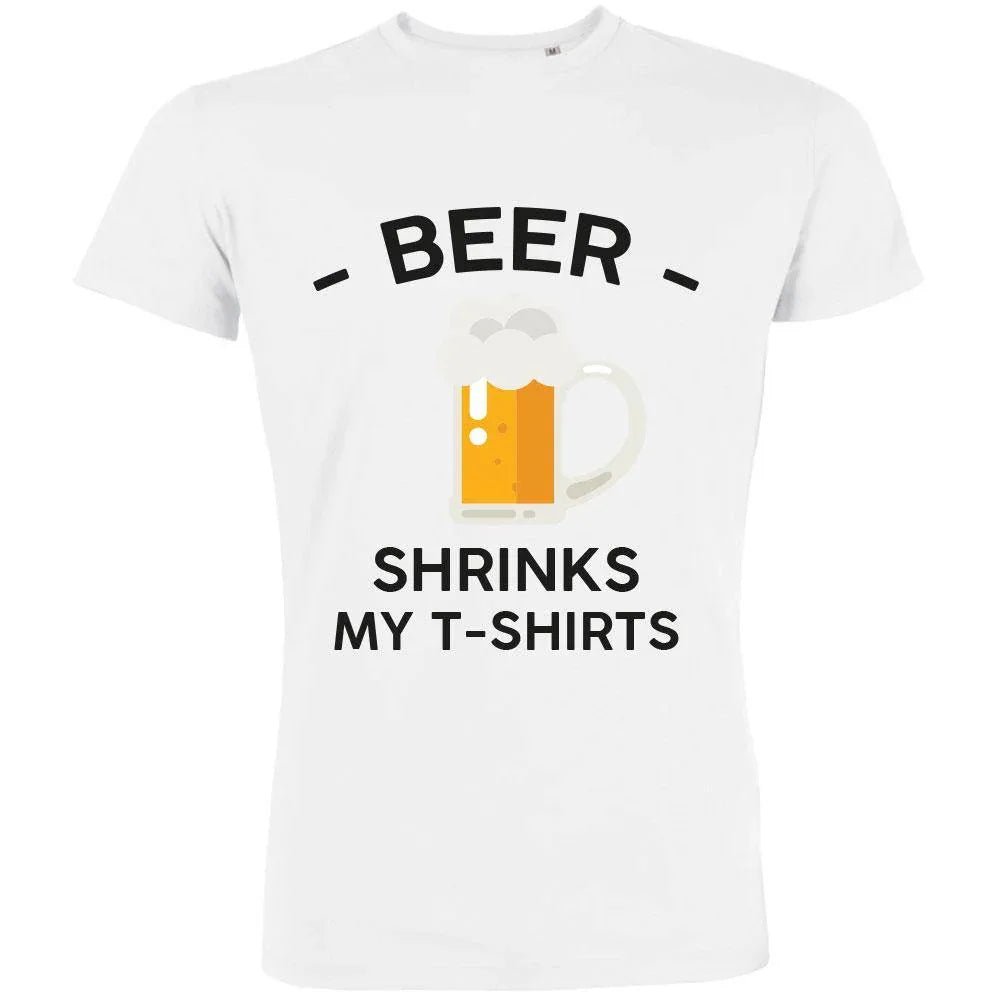 Beer Shrinks My T-Shirts Men's Organic Tee - Create Marketplace