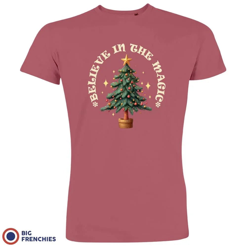 Believe In The Magic Christmas Men's Organic Cotton Tee - Create Marketplace