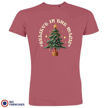 Believe In The Magic Christmas Men's Organic Cotton Tee - Create Marketplace