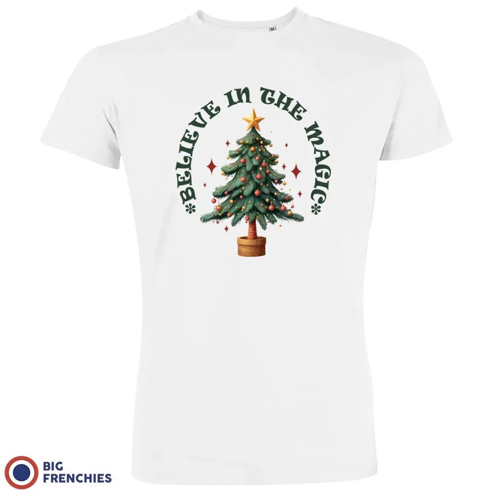 Believe In The Magic Christmas Men's Organic Cotton Tee - Create Marketplace