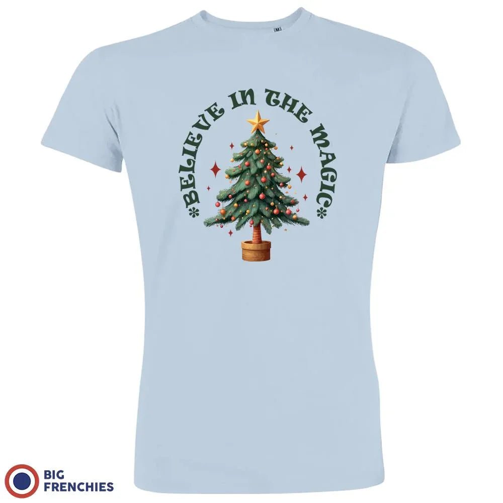 Believe In The Magic Christmas Men's Organic Cotton Tee - Create Marketplace
