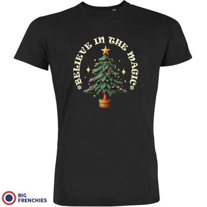 Believe In The Magic Christmas Men's Organic Cotton Tee - Create Marketplace