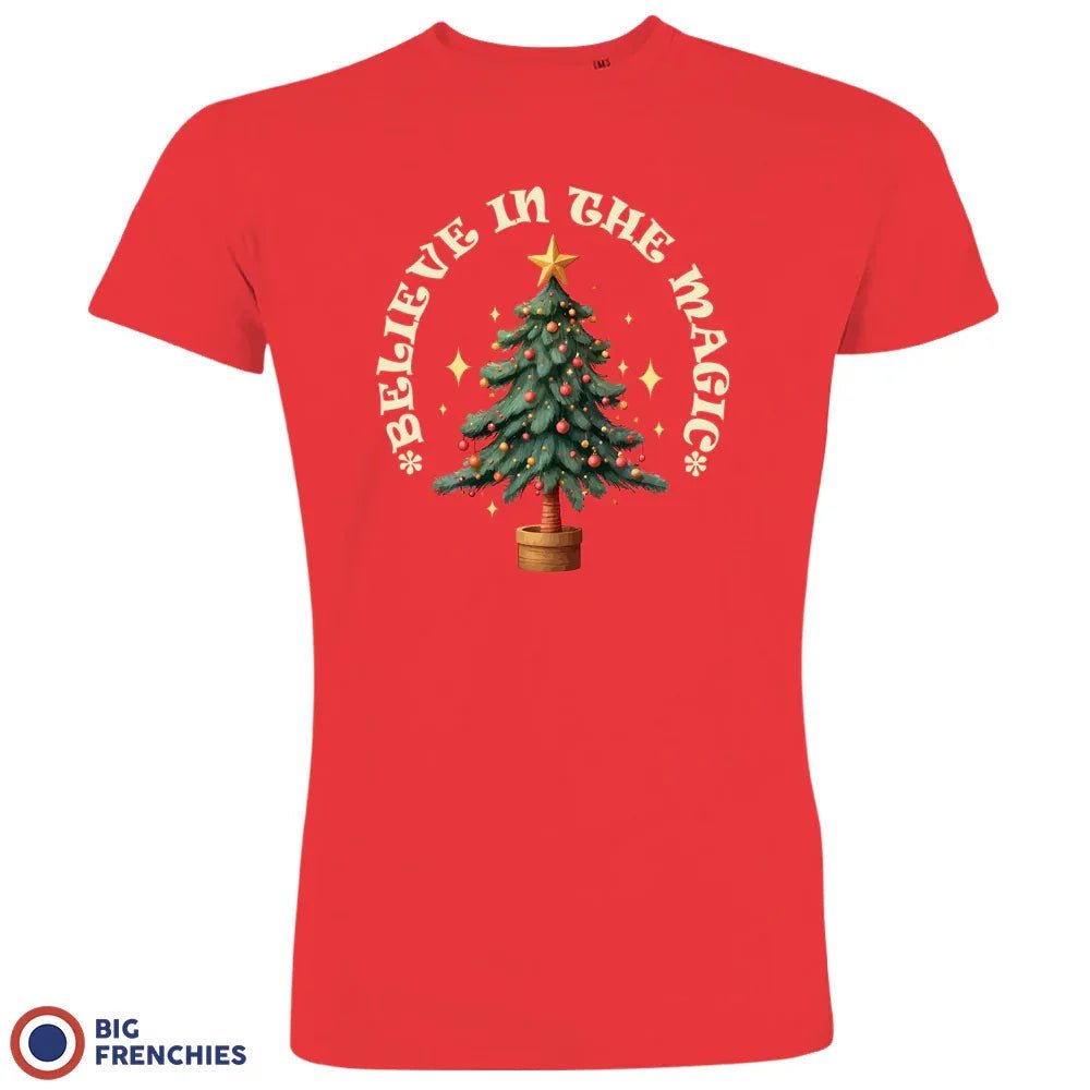 Believe In The Magic Christmas Men's Organic Cotton Tee - Create Marketplace