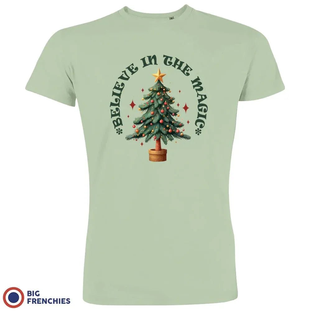 Believe In The Magic Christmas Men's Organic Cotton Tee - Create Marketplace
