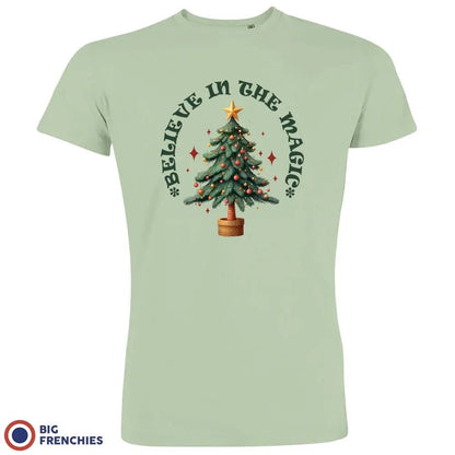 Believe In The Magic Christmas Men's Organic Cotton Tee - Create Marketplace
