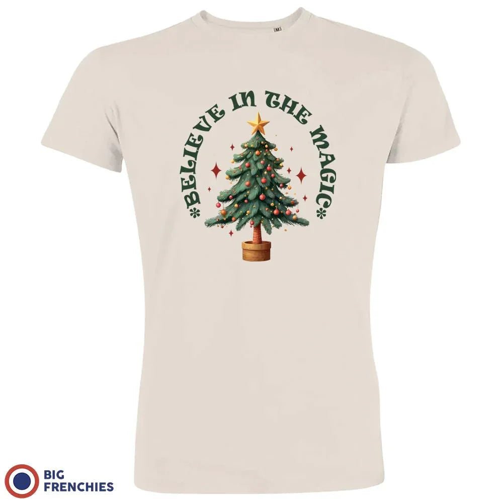 Believe In The Magic Christmas Men's Organic Cotton Tee - Create Marketplace