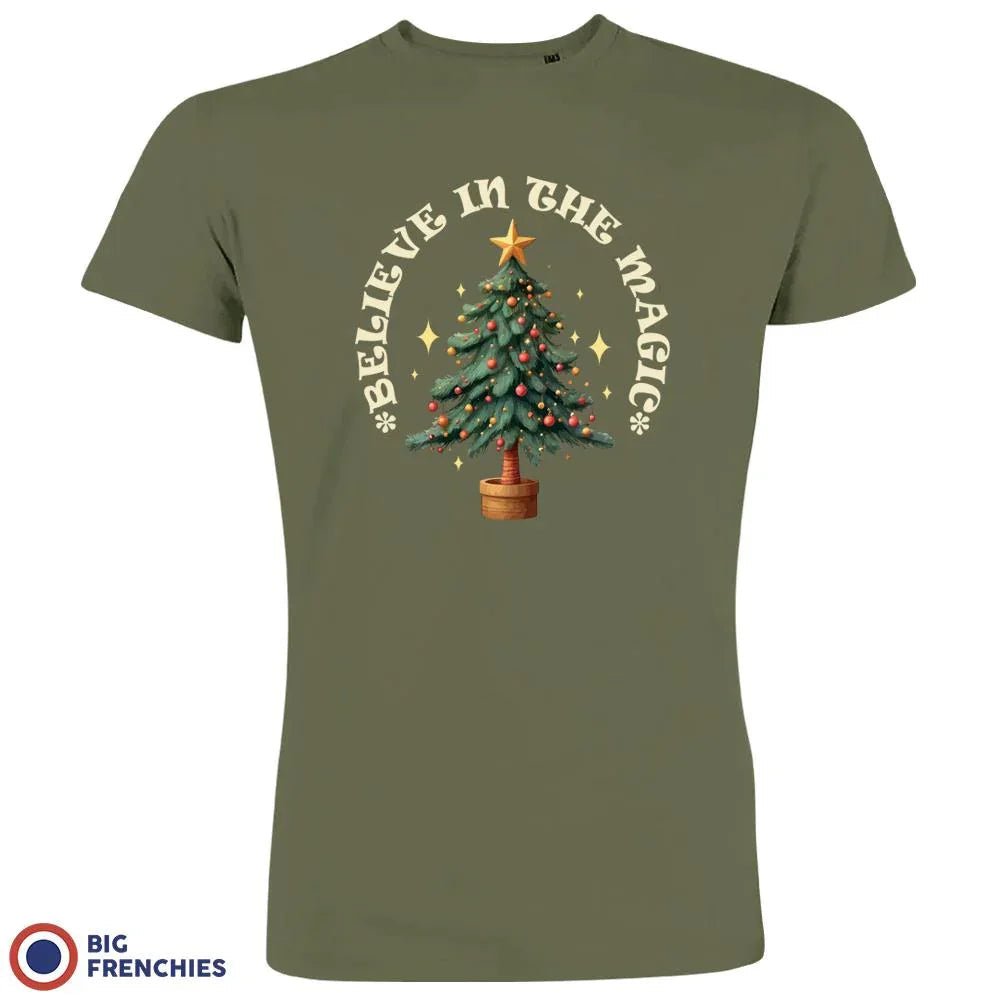 Believe In The Magic Christmas Men's Organic Cotton Tee - Create Marketplace
