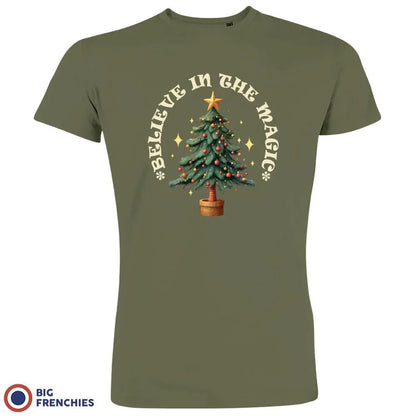 Believe In The Magic Christmas Men's Organic Cotton Tee - Create Marketplace