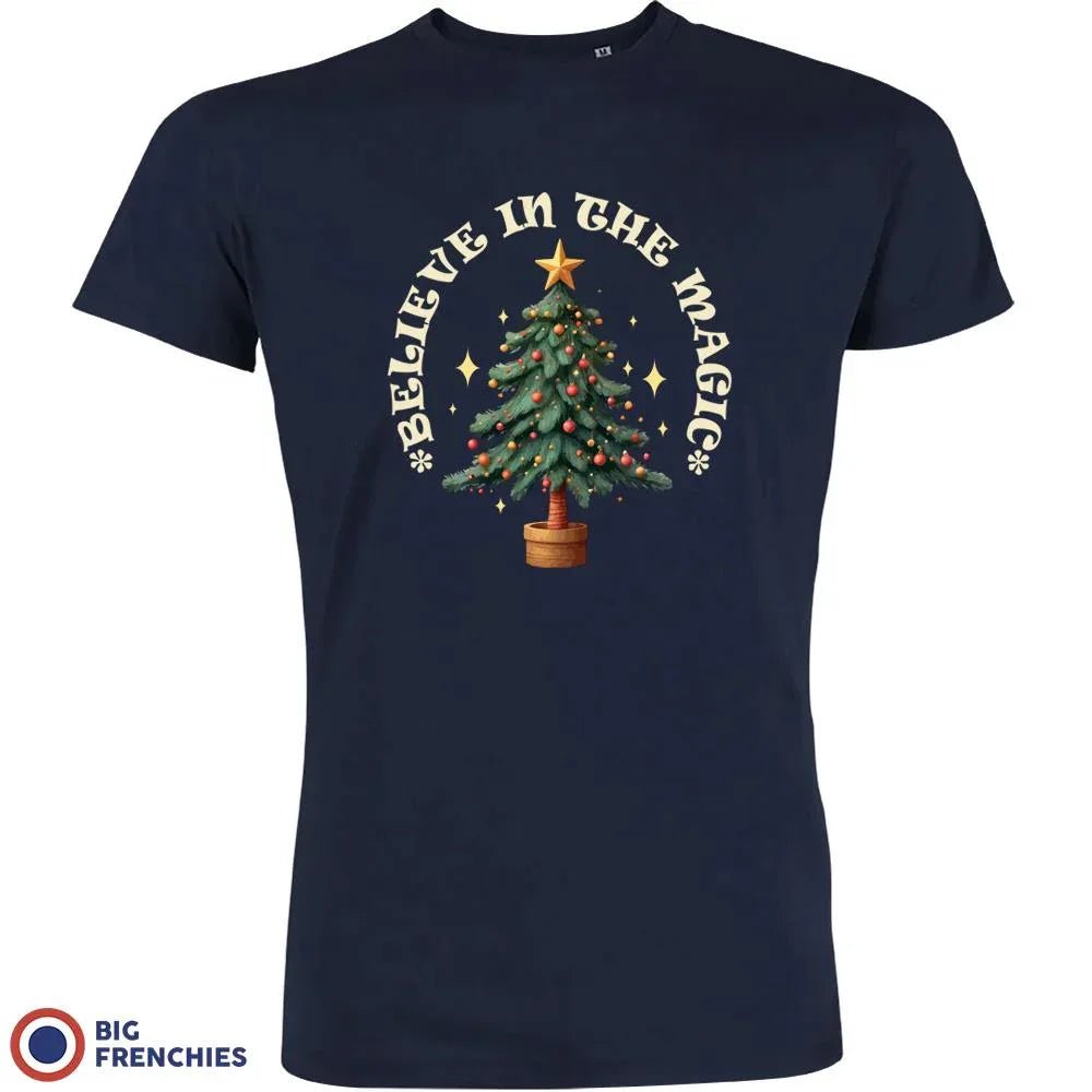 Believe In The Magic Christmas Men's Organic Cotton Tee - Create Marketplace