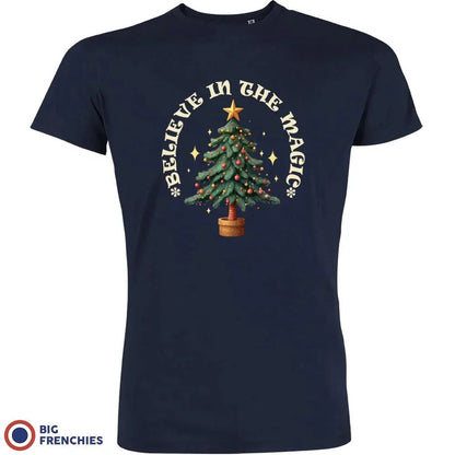 Believe In The Magic Christmas Men's Organic Cotton Tee - Create Marketplace