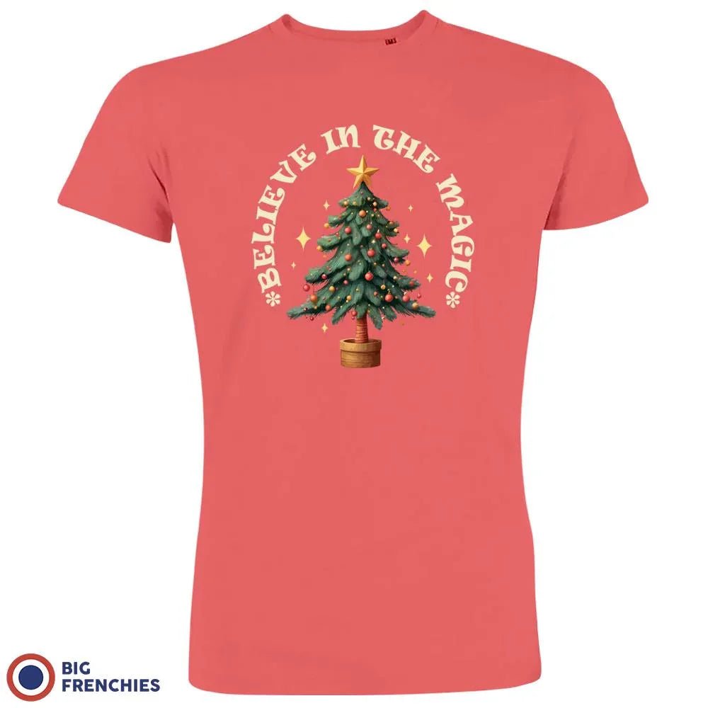 Believe In The Magic Christmas Men's Organic Cotton Tee - Create Marketplace
