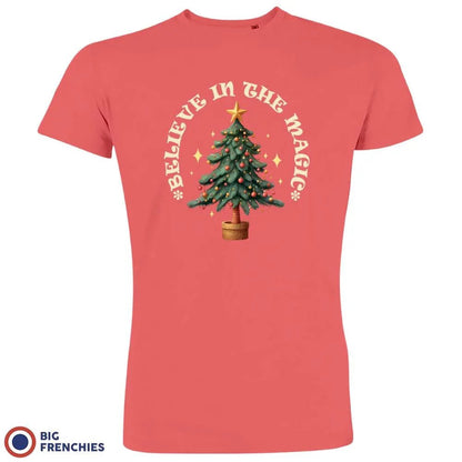 Believe In The Magic Christmas Men's Organic Cotton Tee - Create Marketplace