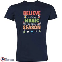 Believe In The Magic of the Season Christmas Men's Organic Cotton Tee - Create Marketplace