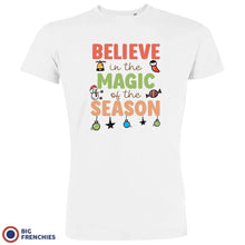 Believe In The Magic of the Season Christmas Men's Organic Cotton Tee - Create Marketplace