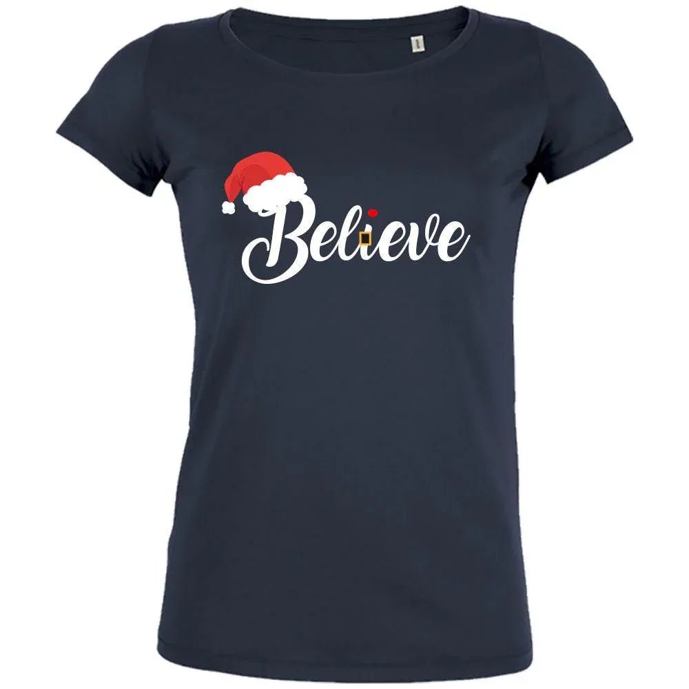 Believe Women's Organic Tee - Create Marketplace