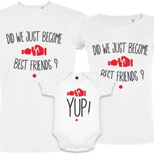 Best Friends Matching Family Organic Tees (Set of 3) - Create Marketplace