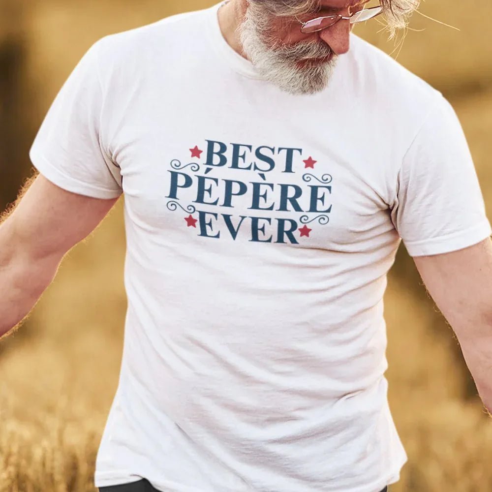Best Pépère Ever Men's Organic Tee - Create Marketplace