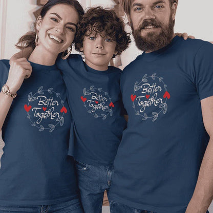 Better Together Matching Organic Cotton T-Shirts Family Set (Set of 3) - Create Marketplace