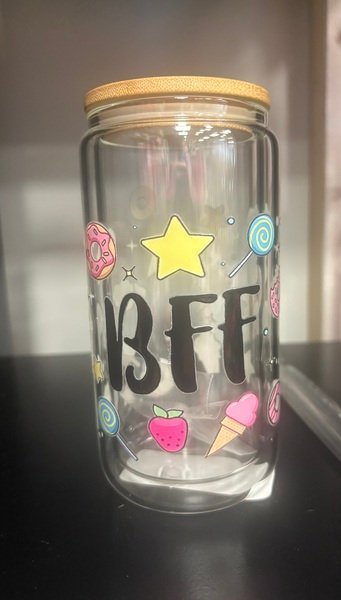 BFF Bamboo lid glass - Create Marketplace