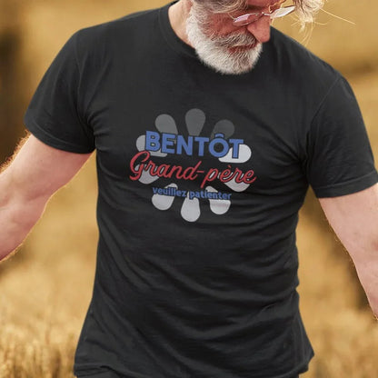 Bientôt Grand-père Veuillez Patienter Men's Organic Tee - Create Marketplace
